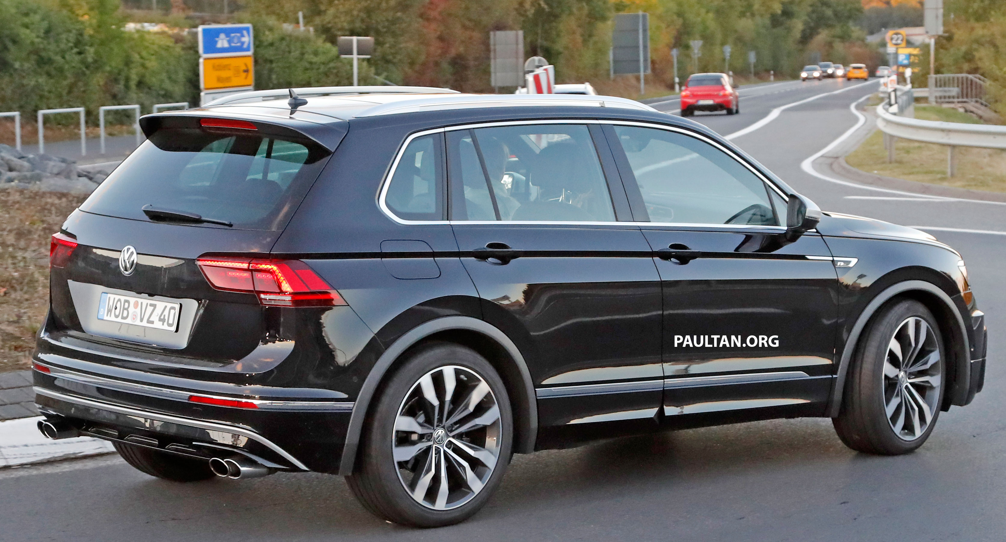 Spyshots Volkswagen Tiguan R At The Nurburgring Vw Tiguan R Paul