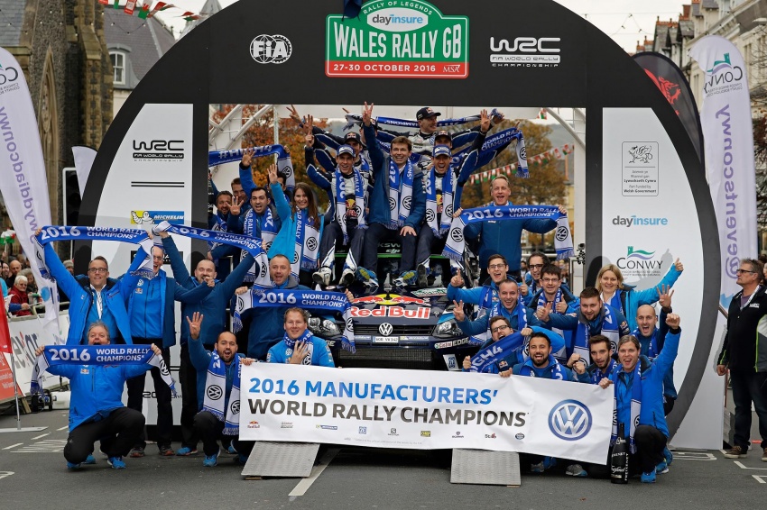 Volkswagen wraps up fourth consecutive WRC manufacturers’ championship at 2016 Rally GB 571990