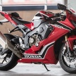 2017 Honda CBR1000RR Fireblade shown at EICMA – new “entry-level” superbike, 189 hp driving 196 kg