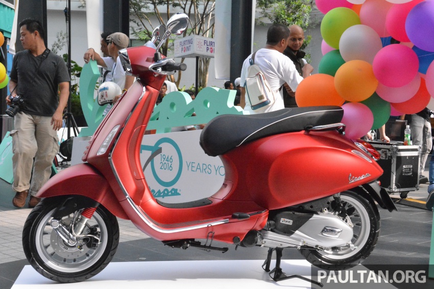 Vespa Malaysia shows six new scooters at 70th anniversary celebrations – prices from RM15,781 582531