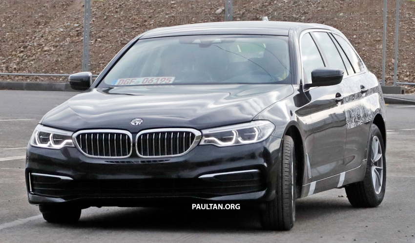 SPIED: G31 BMW 5 Series Touring with less camo 577576