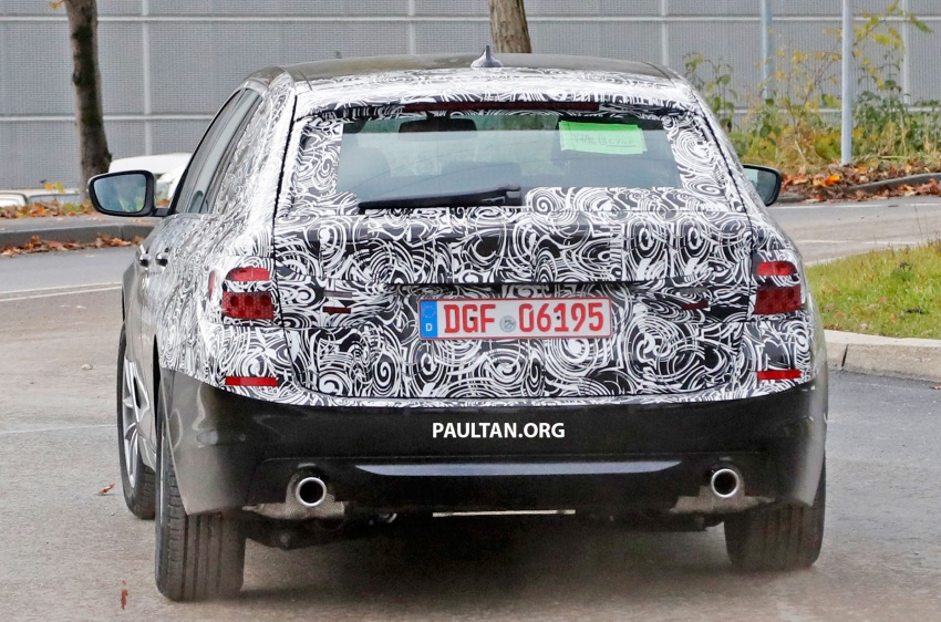 SPIED: G31 BMW 5 Series Touring with less camo 577593