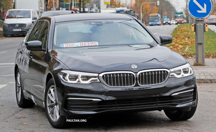 SPIED: G31 BMW 5 Series Touring with less camo 577595