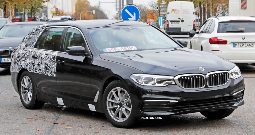 SPIED: G31 BMW 5 Series Touring with less camo 577600