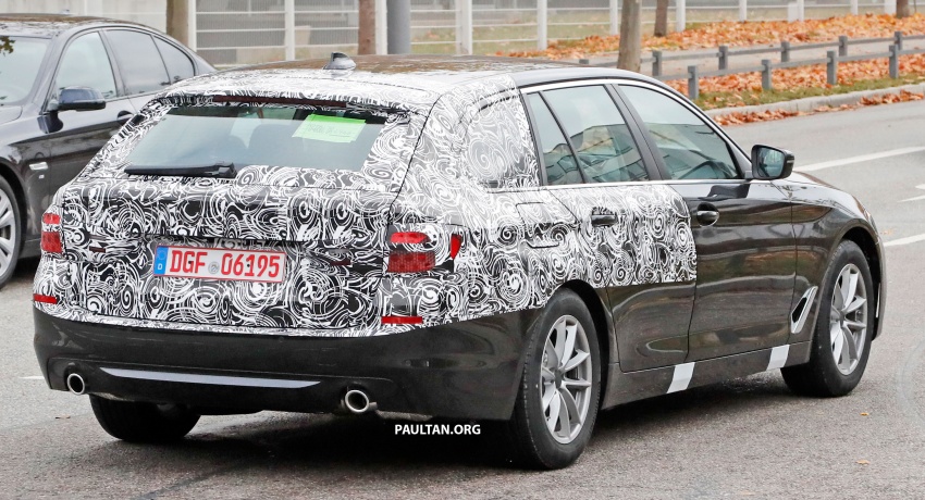 SPIED: G31 BMW 5 Series Touring with less camo 577608