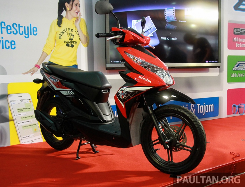 Honda Beat dilancar – motosikal EEV pertama Malaysia berharga RM5,565, enjin PGM-FI 108.2 cc 583602