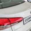 Kia Cerato facelift – harga masih kekal, dari RM91,888