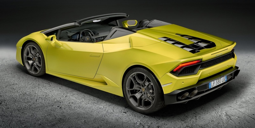 2017 Lamborghini Huracan rear-wheel drive Spyder 580471