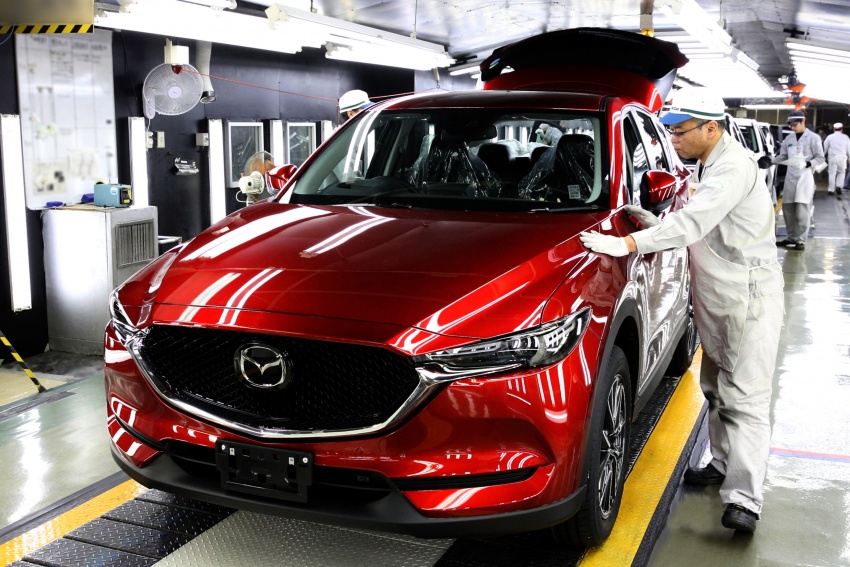 Mazda begins production of all-new CX-5 in Hiroshima 586366