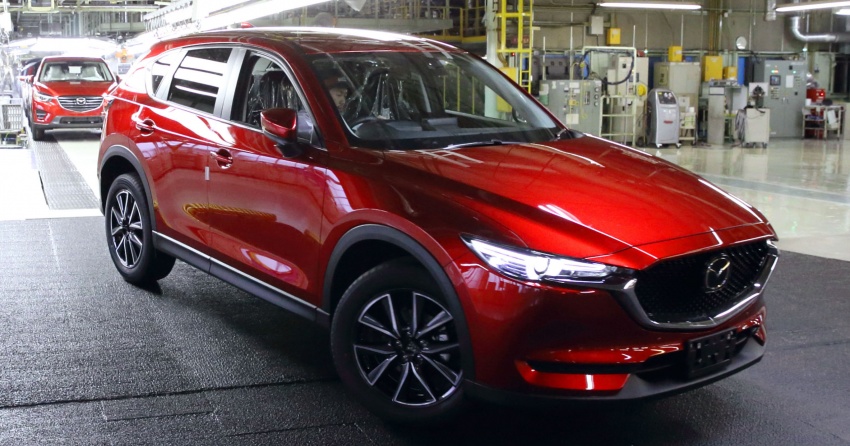 Mazda begins production of all-new CX-5 in Hiroshima 586367