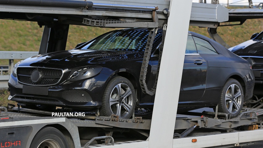 SPIED: Mercedes-Benz E-Class Coupe strips camo 575039