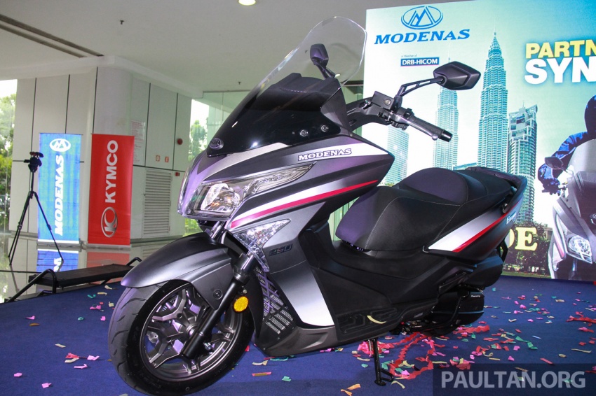 Modenas Karisma 125, Elegan 250 dan Downtown 250i dilancar – tiga skuter hasil kerjasama dengan Kymco 584825