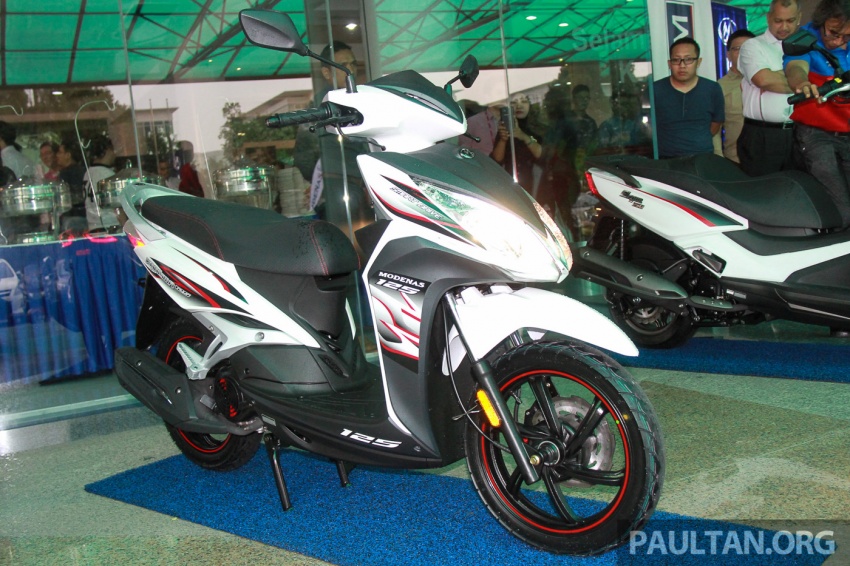 2017 Modenas Karisma 125, Elegan 250 and Kymco Downtown 250i scooters launched – from RM5,278 584858