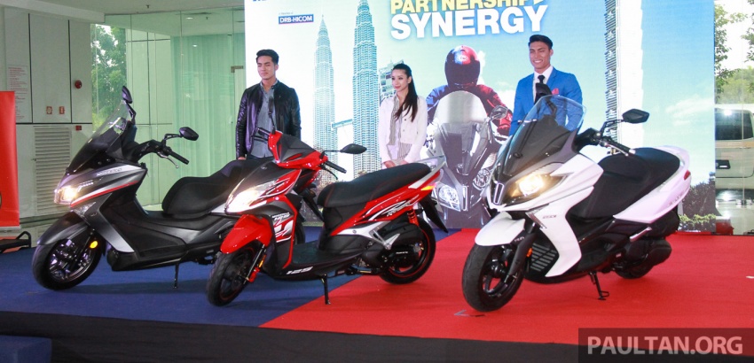 Modenas Karisma 125, Elegan 250 dan Downtown 250i dilancar – tiga skuter hasil kerjasama dengan Kymco 584846