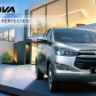 New Toyota Innova open for booking in Malaysia, est from RM109k – Dual VVT-i, 6-speed auto, 7 airbags