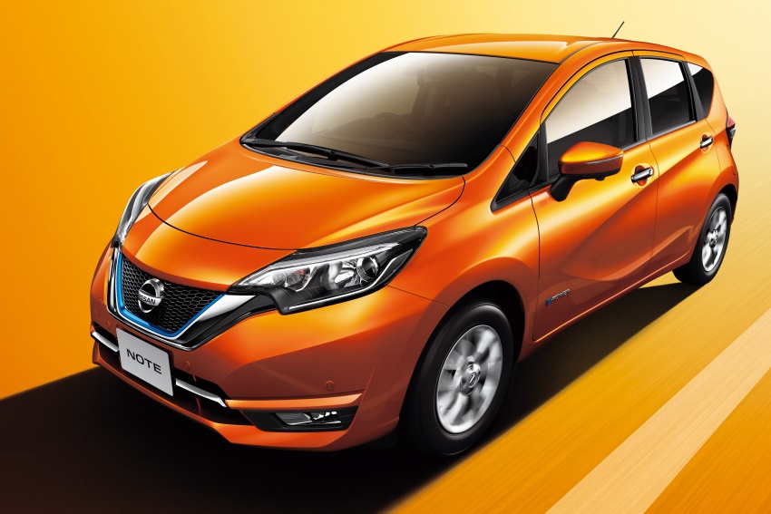 Nissan Note e-Power – enjin 1.2L, sistem hibrid dengan penambah jarak, tanpa soket plug-in, 37.2 km/l 574378