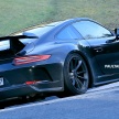 SPYSHOTS: Porsche 991 GT3 facelift, undisguised