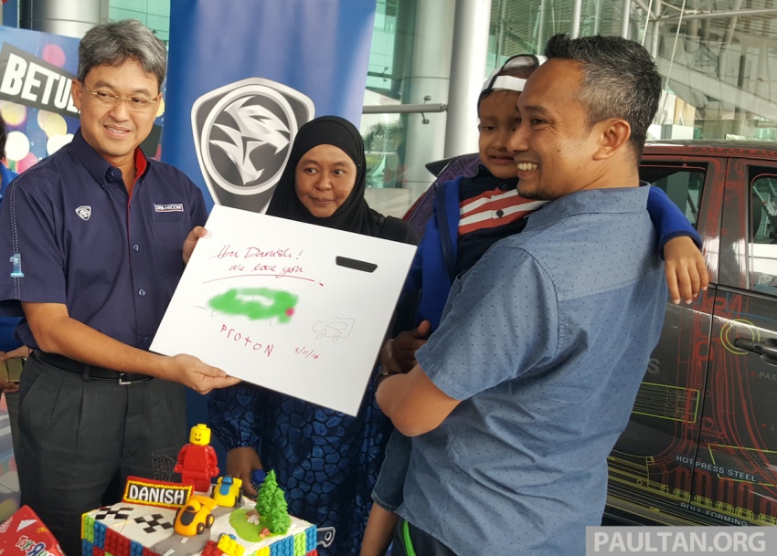 Proton makes six-year-old cancer patient’s dream come through with visit to its Shah Alam plant 574973