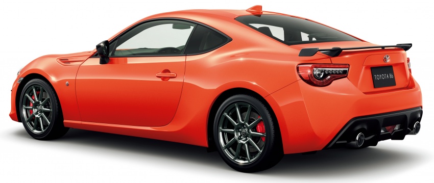 Toyota 86 gets Solar Orange Limited model, High Performance Package with Brembo brakes in Japan 579186