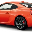 Toyota 86 Solar Orange Limited dan Pakej High Performance untuk GT Limited diperkenalkan di Jepun