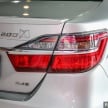 Toyota Camry updated in Malaysia – new interior trim at no extra cost, plus more optional accessories