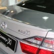 Updated Toyota Camry on sale in M’sia, from RM153k – two new variants, 7 airbags and VSC across the range