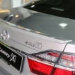 Toyota Camry updated in Malaysia – new interior trim at no extra cost, plus more optional accessories