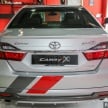 Toyota Camry updated in Malaysia – new interior trim at no extra cost, plus more optional accessories