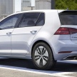 Volkswagen e-Golf facelift – new looks, more range