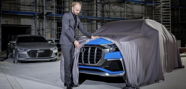 Audi Q8 e-tron concept teased ahead of Detroit debut