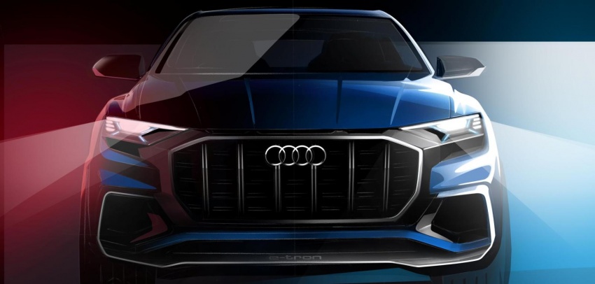 Audi Q8 e-tron concept teased ahead of Detroit debut 594485