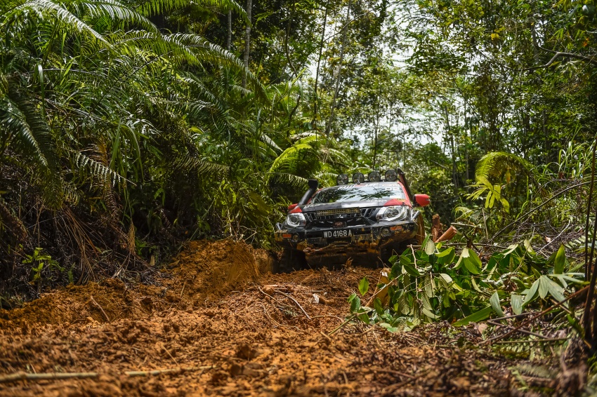 Borneo Safari International Offroad Challenge 2016 – Mitsubishi Triton lepasi ujian getir tanpa masalah 589446