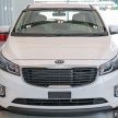 Kia Grand Carnival akan dilancarkan pada Q1 tahun ini