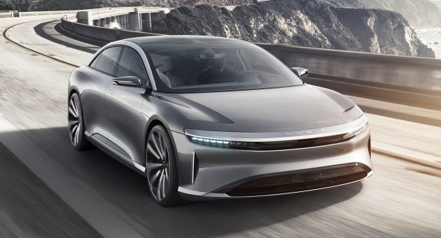 Lucid Motors Air – 1,000 hp luxury EV, 640 km range