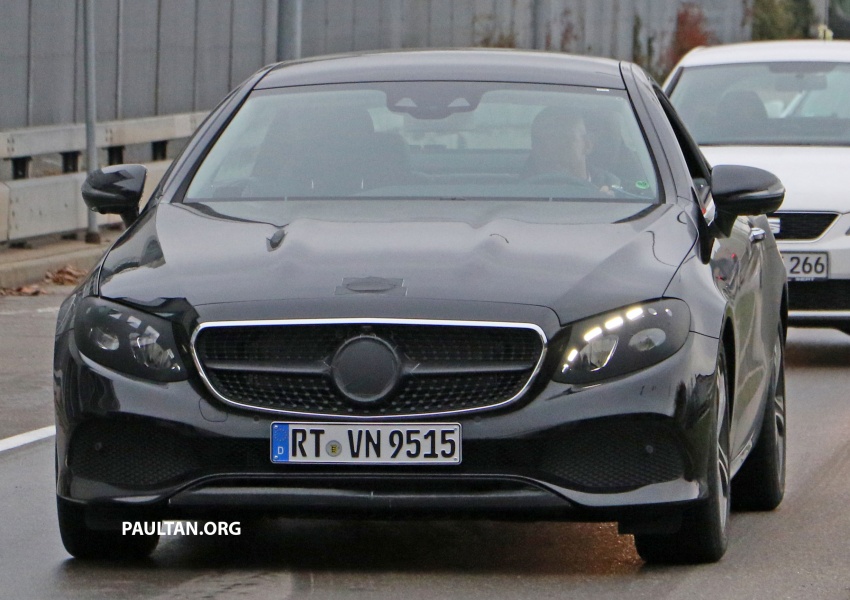 SPIED: Mercedes-Benz E-Class Coupe seen testing again; AMG E50 Coupe to get new turbo inline-six 589826