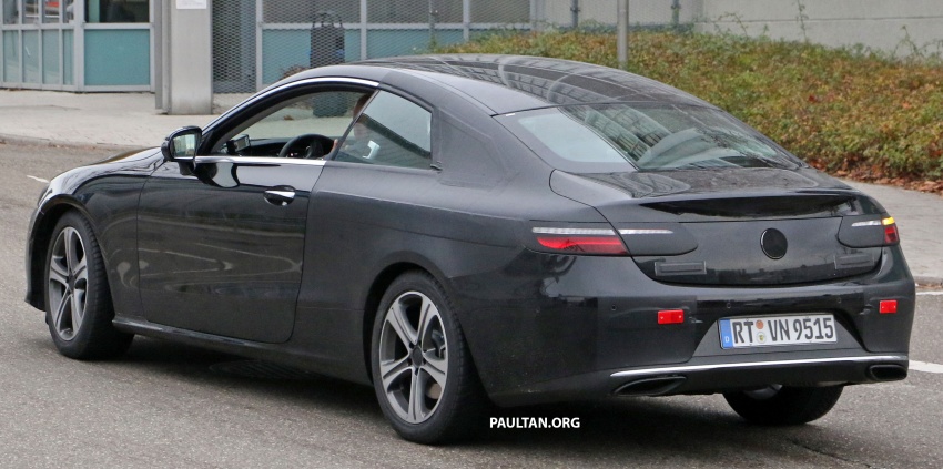 SPIED: Mercedes-Benz E-Class Coupe seen testing again; AMG E50 Coupe to get new turbo inline-six 589837