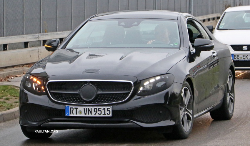 SPIED: Mercedes-Benz E-Class Coupe seen testing again; AMG E50 Coupe to get new turbo inline-six 589827