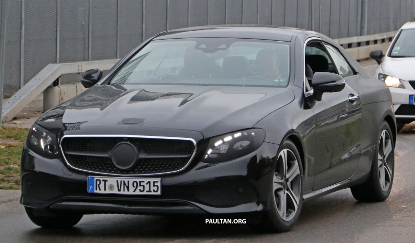 SPIED: Mercedes-Benz E-Class Coupe seen testing again; AMG E50 Coupe to get new turbo inline-six 589828