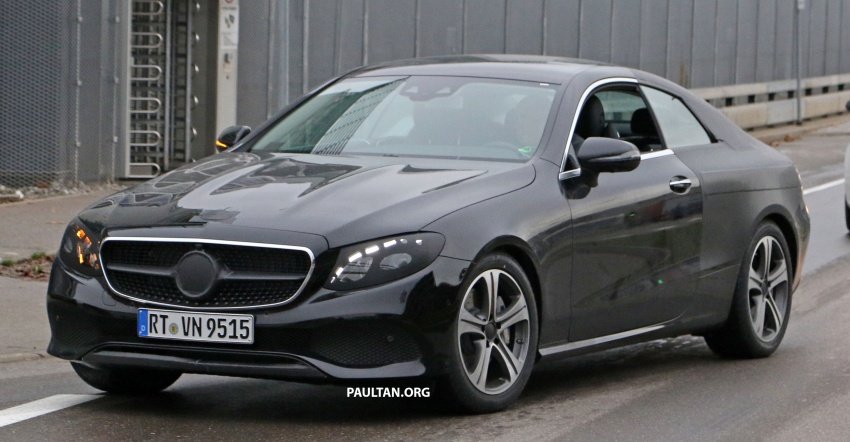 SPIED: Mercedes-Benz E-Class Coupe seen testing again; AMG E50 Coupe to get new turbo inline-six 589829
