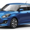 All-new Suzuki Swift officially launched in Japan – mild hybrid models introduced; six airbags, AEB available