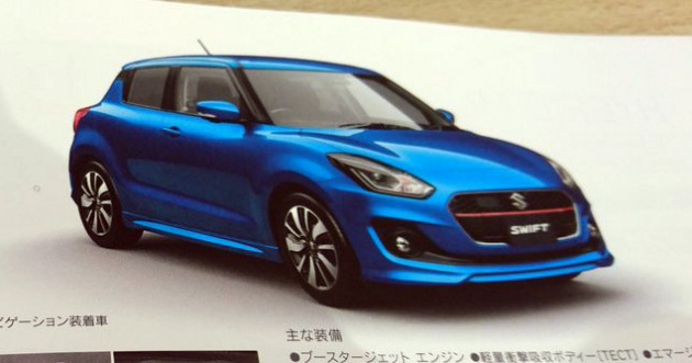 Next-gen Suzuki Swift specifications sheet leaked