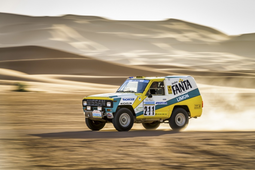 Nissan Patrol Rali Paris-Dakar 1987 direstorasi semula 591416