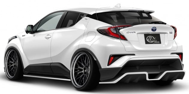 Toyota C-HR dengan ‘bodykit’ Kuhl Racing dipertonton