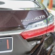 Toyota Corolla Altis facelift now on sale, from RM121k