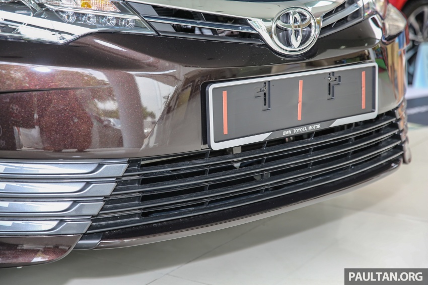 GALERI: Toyota Corolla Altis facelift 2016 kini di M’sia – 3 varian, 7 beg udara, VSC, harga dari RM117k 590416