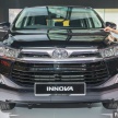 Toyota Innova generasi kedua dilancarkan di Malaysia – 3 varian, 139 PS/183 Nm, EEV, harga dari RM106k