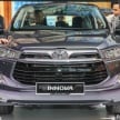 Toyota Innova generasi kedua dilancarkan di Malaysia – 3 varian, 139 PS/183 Nm, EEV, harga dari RM106k