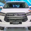 Toyota Innova generasi kedua dilancarkan di Malaysia – 3 varian, 139 PS/183 Nm, EEV, harga dari RM106k