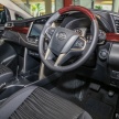 Toyota Innova generasi kedua dilancarkan di Malaysia – 3 varian, 139 PS/183 Nm, EEV, harga dari RM106k