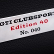 Volkswagen Golf GTI Clubsport Edition 40 – 265 PS